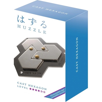 Hanayama Метален логически пъзел Hanayama - Cast Puzzle Hexagon Huzzle (515062)