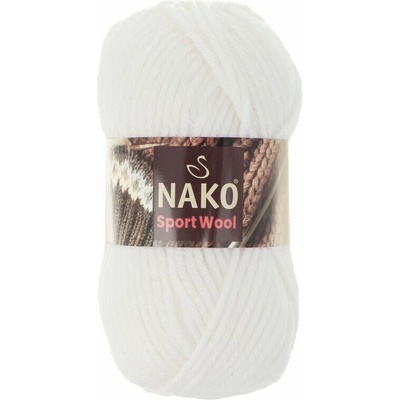 Nako Sport Wool 208 biela