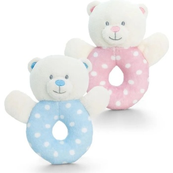 Image 1 of Keel Toys - Бебешка дрънкалка ринг - Мече - 12 см