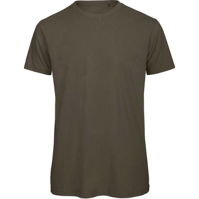 B&C Inspire T men pánske tričko Medium Fit hnedé khaki