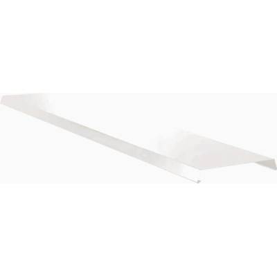 Atikový plech pozinkovaný FeZn lakovaný RAL 9010 bílá dl.2m r.š.150mm
