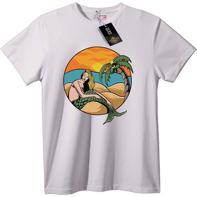 NOONEBRAND Тениска Русалка Плажен Залез - XS, Black