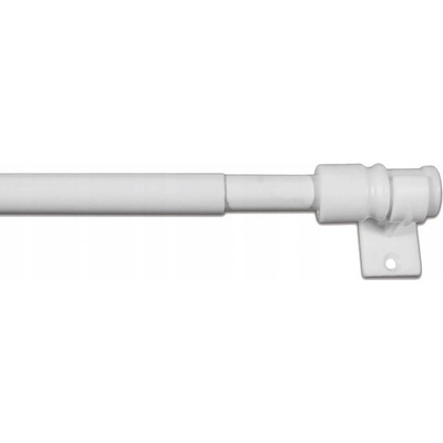 tyč vitrážová CAFE teleskopická 75-135cm, kov, biela 704473