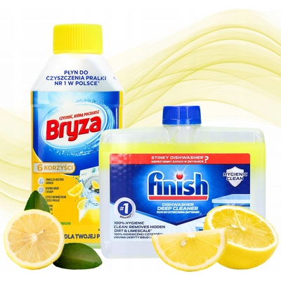 Lanza Lemon Freshness tekutý čistič pračky Citron 250 ml – Zboží Dáma