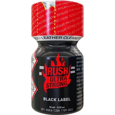 Poppers RUSH ULTRA STRONG BLACK LABEL LF 10 ml