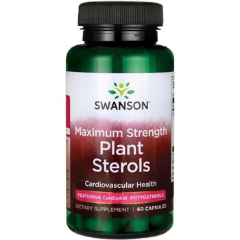 Swanson Maximum Strength Plant Sterols, 60 капсули, Swanson (SWU503)