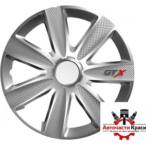 Versaco Тасове за джанти 16" Versaco Carbon GTX - Silver (56057) - avtochastikrasi