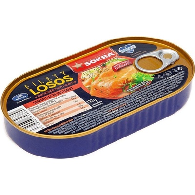 Sokra Losos filety v rajčatovém krému 170 g