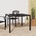 vidaXL Градинска маса антрацит 100x100x72 cм стомана (362744)