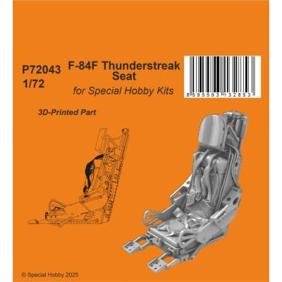 Special HobbyF-84F Thunderstreak Seat / for Kits 1:72