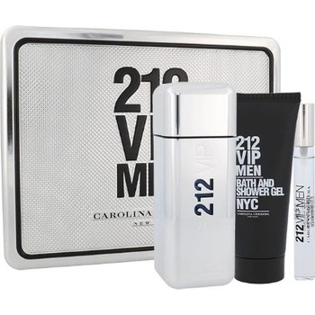 Carolina Herrera 212 VIP Man EDT 100 ml + 100 ml sprchový gel + 10 ml EDT dárková sada