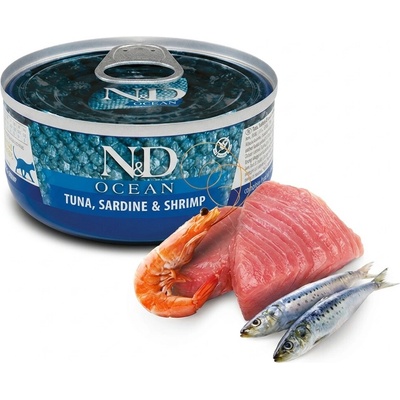 N&D Cat Ocean Adult Tuna & Sardine & Shrimps 70 g