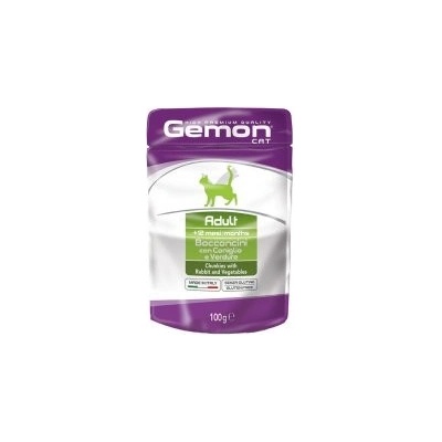 Gemon Gemona Cat HP králik zelenina 24 x 100 g