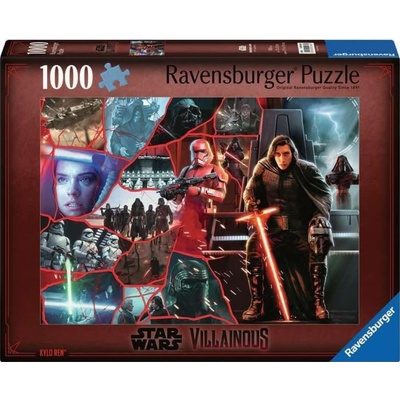 Пъзел Ravensburger от 1000 части - Междузвездни войни Злодеи: Кайло Рен (12000268)