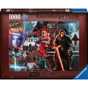 Ravensburger Пъзел Ravensburger от 1000 части - Междузвездни войни Злодеи: Кайло Рен (12000268)