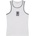 GUESS Бял потник за момиче с черни ивици и детайли Guess