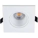 ELMARK Led ПЛАСТМАСОВА КВАДРАТНА ЛУНА par 16 cob 7w 2700- (92s117ww/w)