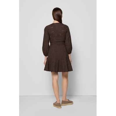 BIZUU Памучна рокля Bizuu AMBROSIA (AMBROSIA.BRAZOWY)