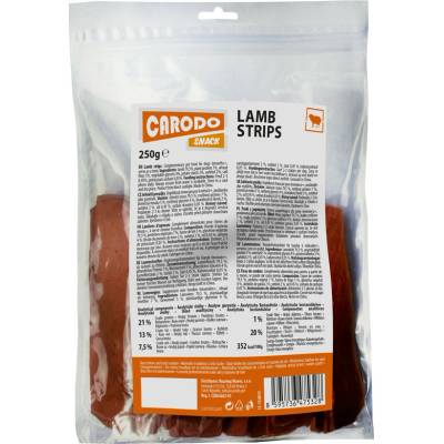 CARODO Dog pochoutka jehněčí proužky 250 g