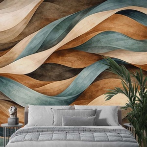 Art Gift Decor Абстрактен фототапет с вълнообразни линии