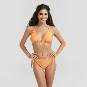 Be You Бикини Be You Women's Tie Side Swimwear Bikini Brief - Orange