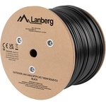 Lanberg Cat. 7 S/FTP външен меден кабел за монтаж 305 м, AWG23, Fca, черен (LCS7-21CU-0305-BK)