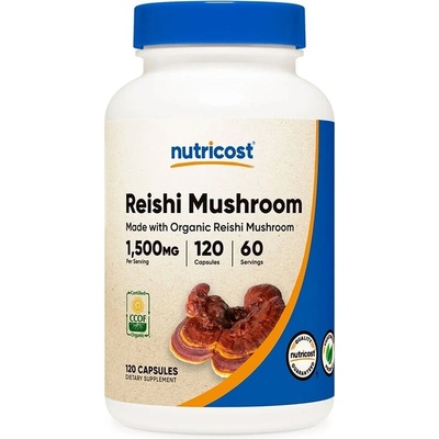 Nutricost Рейши 750 mg 120 капсули | Nutricost (67029 (295101) NC)