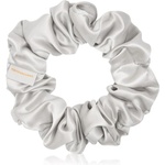 Crystallove Silk Scrunchie копринен ластик за коса Silver