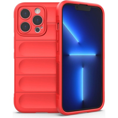 HQWear Кейс Magic Shield Case за iPhone 13 Pro, гъвкав, брониран гръб, червен (9145576258552)
