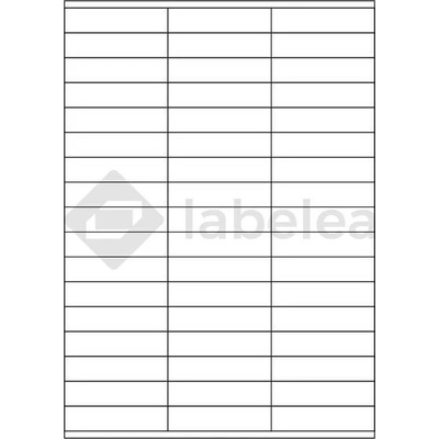 Labelea Samolepiace etikety 70x16,9 mm biele papierové, na hárku A4, pre laserovú a atramentovú tlač, Farba etikiet Biela, Počet hárkov v balení 1000 EPM070016W051J
