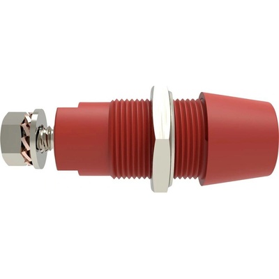 Schützinger DI SAB 9430 Ni / RT bezpečnostní montážní zásuvka 4 mm Rovná červená 1 ks
