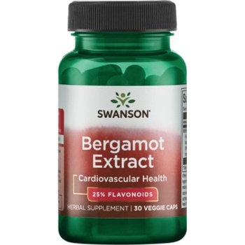 Swanson Bergamot Extract with BERGAVIT 500 mg 30 rostlinných kapsúl od ...