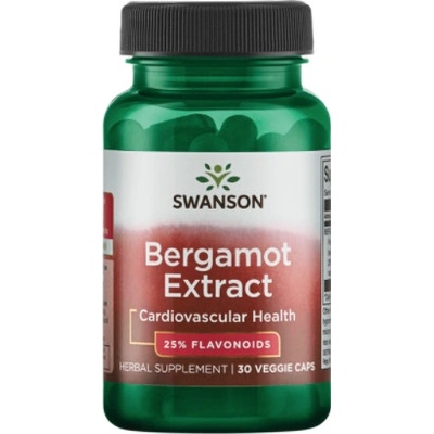 Swanson Bergamot Extract with BERGAVIT 500 mg 30 rostlinných kapsúl