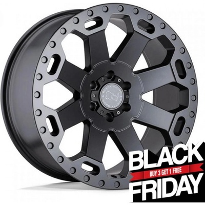 BLACK RHINO WARLORD 9x18 5x150 ET12 matte gunmetal