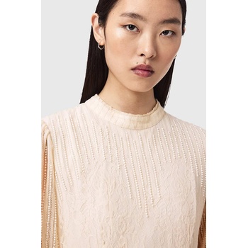 AllSaints разкроена рокля LILLIAN (W081DE)