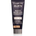 Claresa Care All Day Beauty Protective Foundation защитен фон дьо тен SPF 50 цвят 2W Medium Warm 30ml