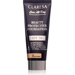 Claresa Care All Day Beauty Protective Foundation защитен фон дьо тен SPF 50 цвят 2W Medium Warm 30ml