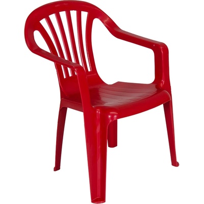 TopMebel Детски стол Altea от полипропилен в червен цвят 38x38x52см