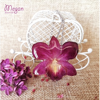 Meganflo Лилава Триизмерна Орхидея