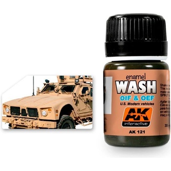 AK-Interactive AK121 WASH FOR OIF & OEF US VEHICLES 35ml