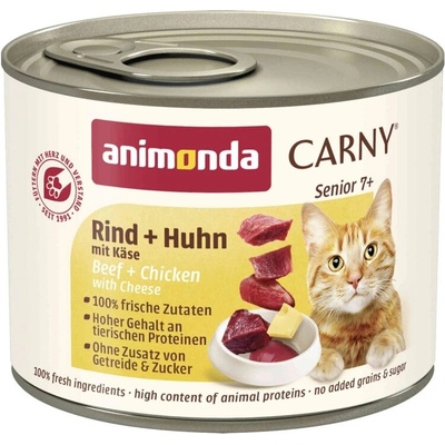 Animonda Carny Senior hovädzie kura a syr 200 g