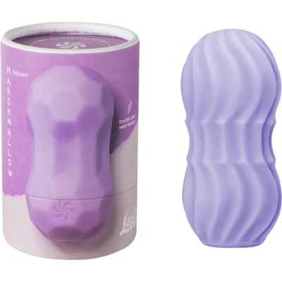 Мастурбатор с две лица, много еластичен - Marshmallow Dreamy Purple (7373-03LOLA)
