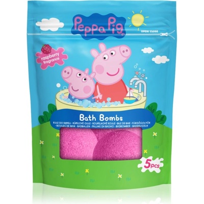 Peppa Pig Bath Bombs пенлива топка за вана 5x50 гр