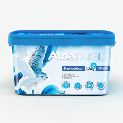 Snehobiela maliarska farba Albapura 13kg