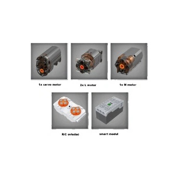 Mould King 13120D a 13121D Rozširujúci balíček Dynamic pack k automobilu Regera -