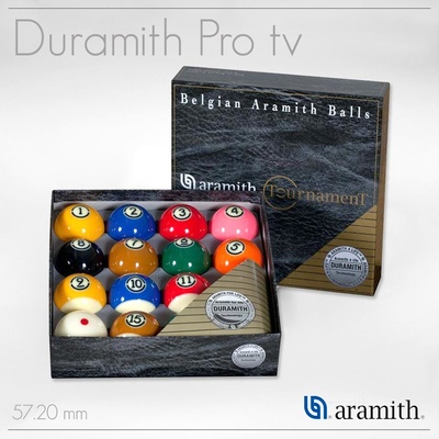 Aramith Pool Tournament Duramith TV Pro-Cup 57,2mm sada