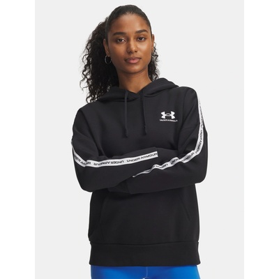 Under Armour Icon Fleece Taped Hdy-BLK Černá
