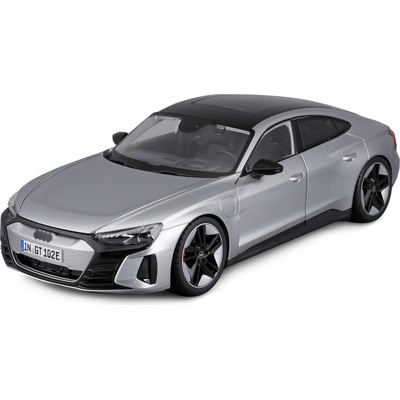 Bburago Audi RS e-tron GT strieborné 1:18
