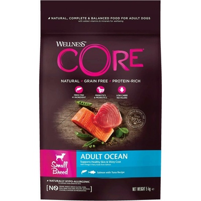Wellness Core Adult Ocean Small Breed Salmon & Tuna 5 kg
