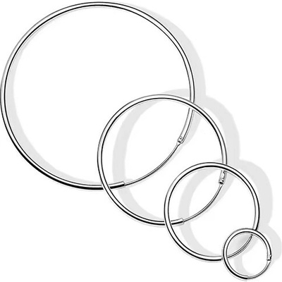 Majya Strieborné náušnice DARINA 30 mm 11128